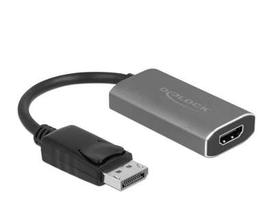 DeLOCK 63118 videokabel adapter 0,2 m DisplayPort HDMI Type A (Standard) Grå