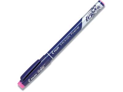 Fineliner, Pink, 0.45 mm, 1 stk, Pilot FrixFriXion ion SW-FF-P