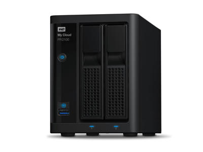 Western Digital My Cloud Pro PR2100 NAS Desktop Intel® Pentium® N3710 4 GB DDR3L 28 TB HDD Sort