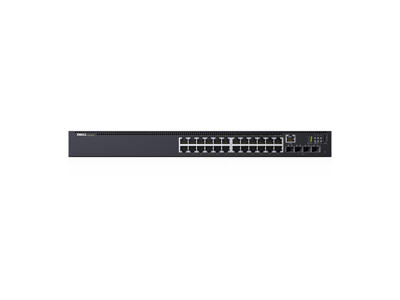 DELL N-Series N1524P netværksswitch Administreret L3 Gigabit Ethernet (10/100/1000) Strøm over Ethernet (PoE) 1U Sort