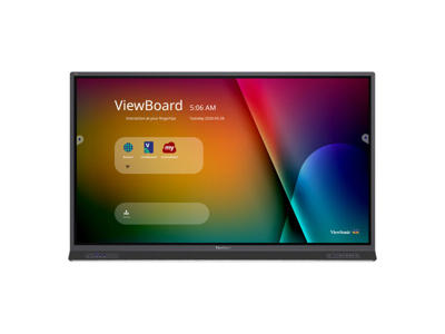 Viewsonic IFP7552-1A skilte display Interaktivt fladpanel 190,5 cm (75") Wi-Fi 400 cd/m² 4K Ultra HD Berøringsskærm Indbygget processer Android