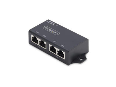 StarTech.com AF221CE-POE-INJECTOR PoE adapter Gigabit Ethernet, Hurtigt ethernet