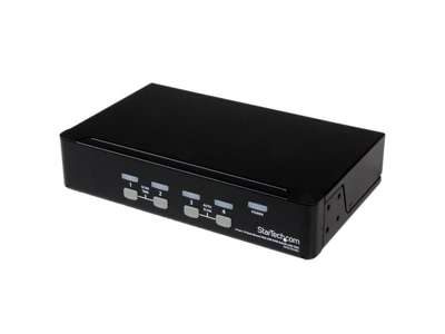 StarTech.com SV431DUSBU KVM Switch Stativ-montering Sort