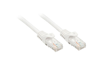 Lindy Rj45/Rj45 Cat6 2m netværkskabel Hvid U/UTP (UTP)