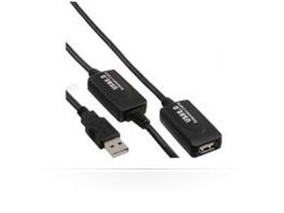 Microconnect USBAAF15A USB-kabel USB 2.0 15 m USB A Sort