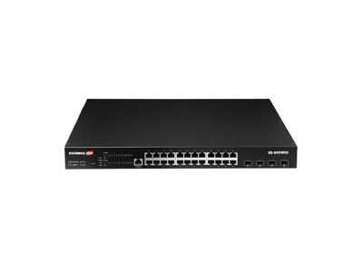 Edimax GS-5424PLX netværksswitch Administreret L2 Gigabit Ethernet (10/100/1000) Strøm over Ethernet (PoE) 1U Sort