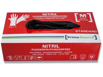 Engangshandsker, Nitril, Medium, 10x100 handsker, Prime Source Standard