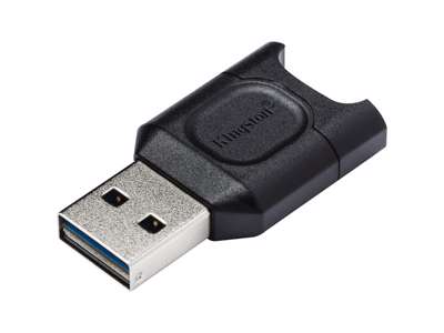 Kingston Technology MobileLite Plus kortlæser USB 3.2 Gen 1 (3.1 Gen 1) Type-A Sort