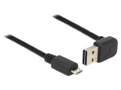 DeLOCK 83536 USB-kabel USB 2.0 2 m USB A Micro-USB B Hvid