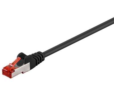 Microconnect STP625S netværkskabel Sort 25 m Cat6 F/UTP (FTP)