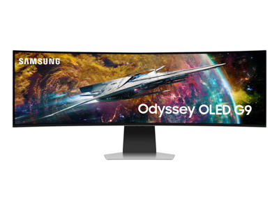 Samsung G95SC computerskærm 124,5 cm (49") 5120 x 1440 pixel Dual QHD OLED Sølv