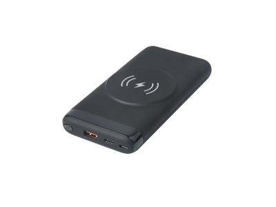 eSTUFF ES641042 powerbank Lithium polymer (LiPo) 10000 mAh Trådløs opladning Sort