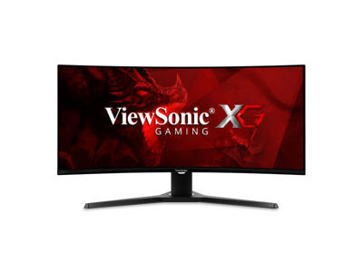 Viewsonic VX Series VX3418-2KPC LED display 86,4 cm (34") 3440 x 1440 pixel Wide Quad HD Sort