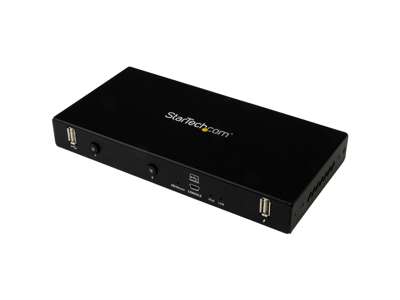 StarTech.com SV231USBLC KVM Switch Stativ-montering Sort