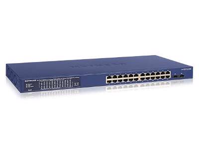 NETGEAR GS724TPP Administreret L2/L3/L4 Gigabit Ethernet (10/100/1000) Strøm over Ethernet (PoE) Blå