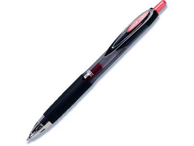 Rollerball pen, 0.7 mm, 0.4 mm, Rød, uni-ball Signo Fine UMN-207-40