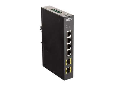 D-Link DIS-100G-6S netværksswitch Ikke administreret Gigabit Ethernet (10/100/1000) Sort