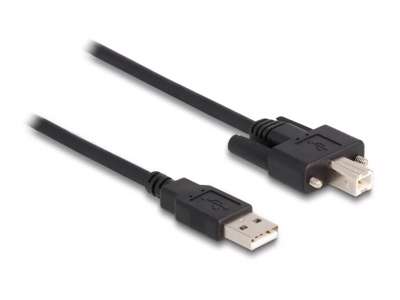 DeLOCK 87197 USB-kabel USB 2.0 0,5 m USB A USB B Sort