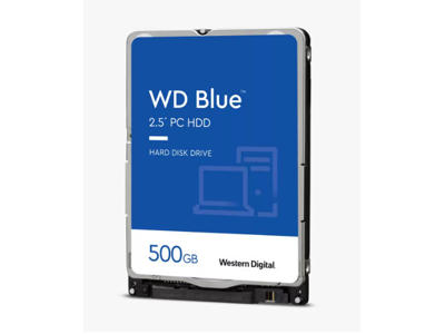 Western Digital Blue WD5000LP harddisk 500 GB 5400 rpm 128 MB 2.5" Serial ATA III