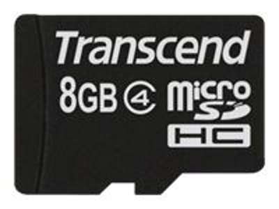 Transcend TS8GUSDC4 hukommelseskort 8 GB MicroSDHC Klasse 4