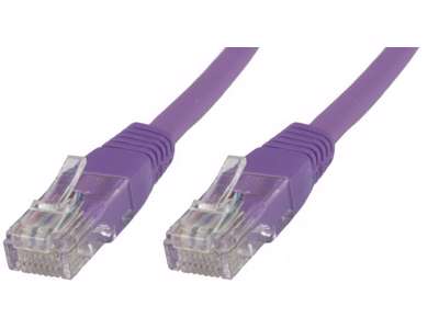 Microconnect B-UTP60025P netværkskabel Lilla 0,25 m Cat6 U/UTP (UTP)