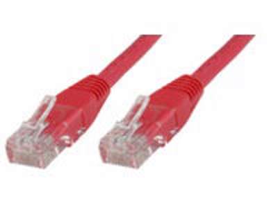 Microconnect B-UTP5005R netværkskabel Rød 0,5 m Cat5e U/UTP (UTP)