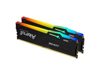 Kingston Technology FURY Beast 16 GB 5200 MT/s DDR5 CL36 DIMM (sæt med 2) RGB EXPO