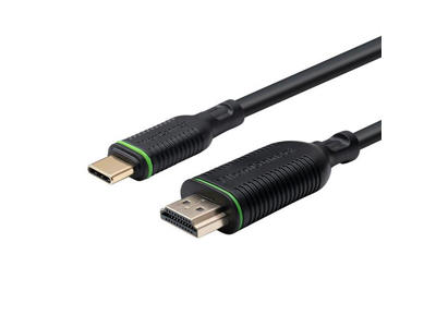 Microconnect MC-USBCHDMI2 videokabel adapter 2 m USB Type-C HDMI Sort