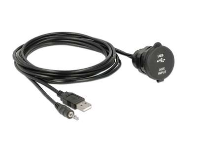 DeLOCK 85719 USB-kabel 2 m USB A Sort