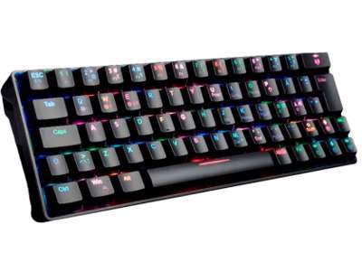 Gaming Keyboard, US, 60%, Black, Fourze GK60