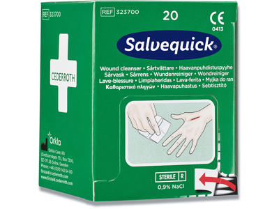 Sårrens, refill, 20 stk, Salvequick