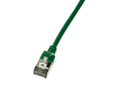 LogiLink Slim U/FTP netværkskabel Grøn 0,3 m Cat6a U/FTP (STP)