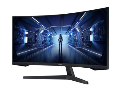 Samsung G55T computerskærm 86,4 cm (34") 3440 x 1440 pixel UltraWide Quad HD LED Sort