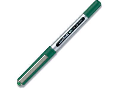 Rollerball pen, 0.5 mm, 0.2 mm, Grøn, uni-ball Eye Micro UB-150-36