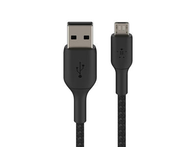 Belkin CAB007bt1MBK USB-kabel 1 m USB A Micro-USB A Sort