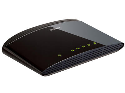 D-Link DES-1005D Ikke administreret Fast Ethernet (10/100) Sort