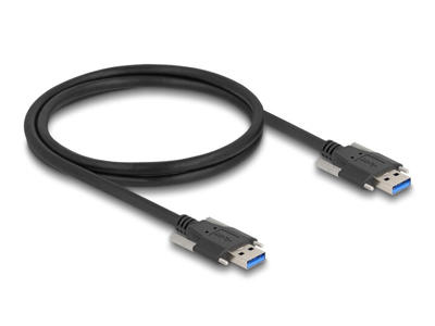 DeLOCK 80998 USB-kabel USB 3.2 Gen 1 (3.1 Gen 1) 1 m USB A Sort