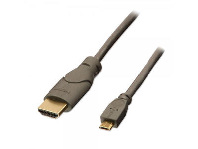 Lindy 2m MHL/HDMI USB grafisk adapter 1920 x 1080 pixel Anthracit