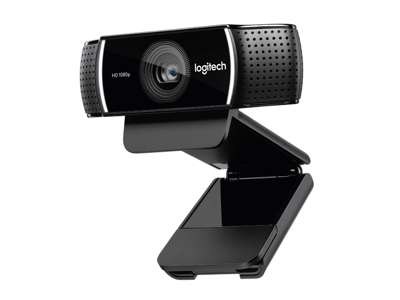 Logitech C922 Pro Stream Webcam, Black