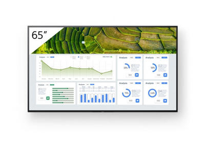 Sony FW-65BZ30L skilte display Digital fladpaneldisplay 165,1 cm (65") LCD Wi-Fi 440 cd/m² 4K Ultra HD Sort Android 24/7