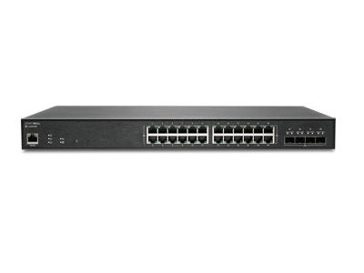 SonicWall SWS14-24FPOE Administreret L2 Gigabit Ethernet (10/100/1000) Strøm over Ethernet (PoE) 1U Sort