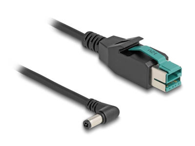 DeLOCK 80611 kabel kønsskifter USB DC 5.5 Sort