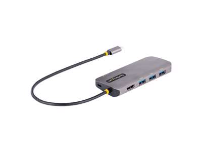 StarTech.com 127B-USBC-MULTIPORT dockingstation Ledningsført USB 3.2 Gen 1 (3.1 Gen 1) Type-C Grå