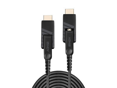 Lindy 38324 HDMI-kabel 50 m HDMI Type D (Micro) Sort