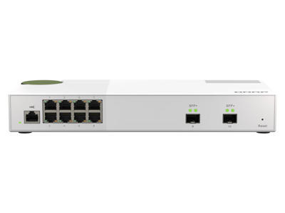 QNAP QSW-M2108-2S netværksswitch Administreret L2 2.5G Ethernet (100/1000/2500) Grå