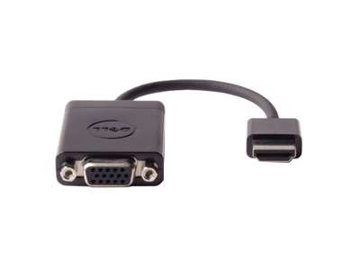 DELL DAUBNBC084 videokabel adapter 0,17 m HDMI VGA (D-Sub) Sort