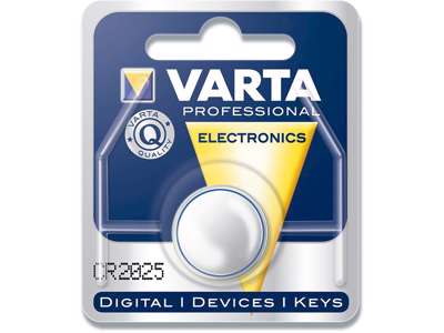 Batteri, CR2025, 3 V, 1 stk, Varta Electronic