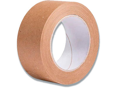 Papirtape, 100% genbrugspapir, Brun, 50mmx50m, 1 rulle