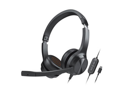 Creative Labs Chat USB Headset Ledningsført Kontor/Callcenter USB Type-C Sort