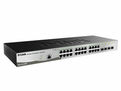 D-Link DGS-1210-28/ME/E netværksswitch Administreret L2+ Gigabit Ethernet (10/100/1000) 1U Sort, Grå